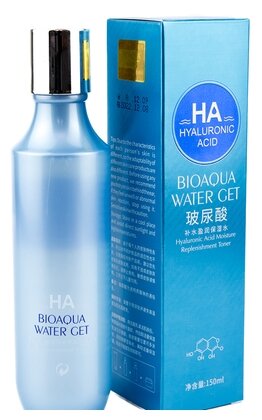 BioAqua Тонер увлажняющий с гиалуроновой кислотой Water Get, 150 мл