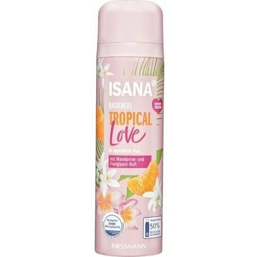 Гель для бритья женский ISANA Tropical Love 150 мл