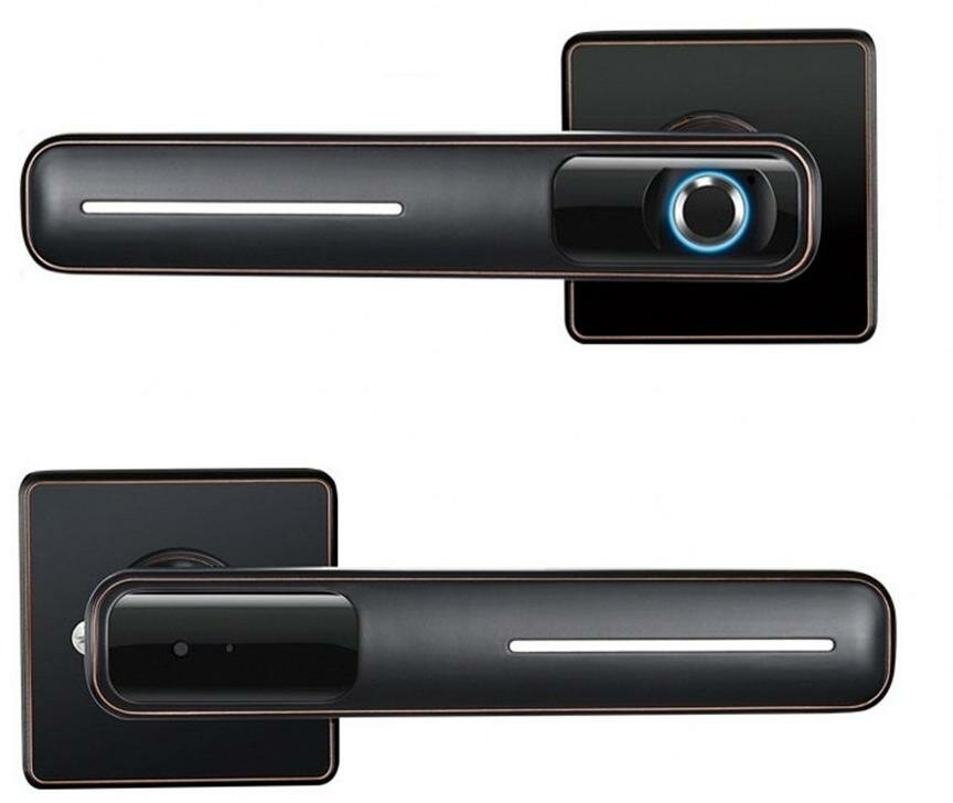 HDcom SL-803 Smart - биометрический умный замок на дверь с отпечатком пальца автономная работа от аккумулятора в подарочной упаковке