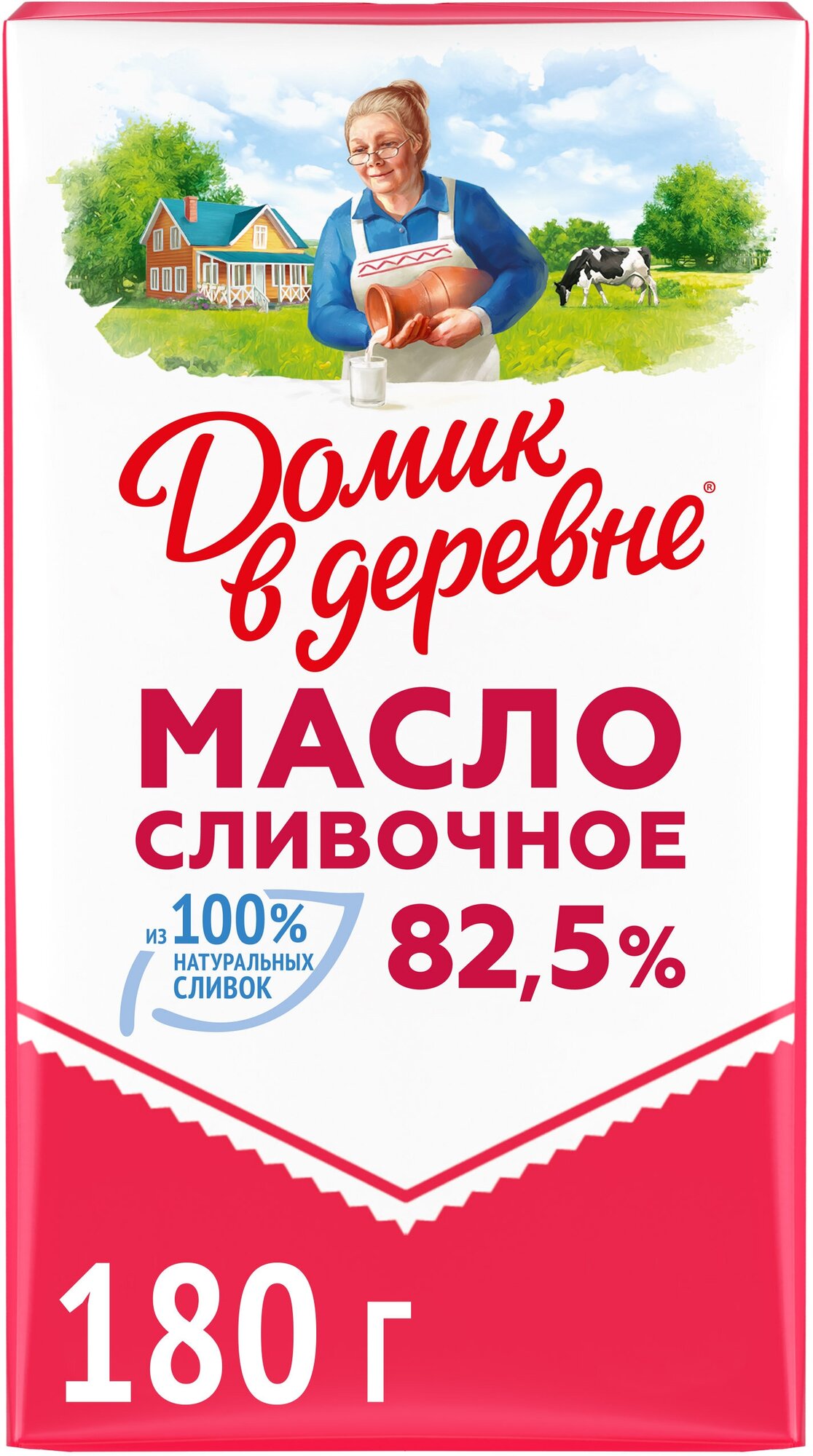 Масло сливочное Домик в деревне натуральное 82.5%