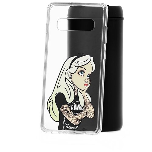 фото Чехол на samsung galaxy s10+ kruche print tattoo girl