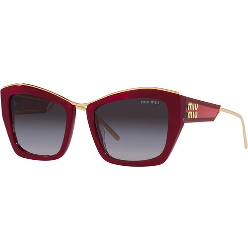 Солнцезащитные очки Miu Miu, бордовый солнцезащитные очки miu miu квадратные оправа металл градиентные для женщин золотой