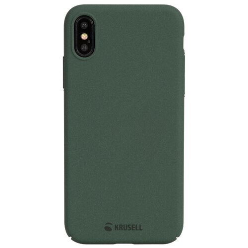 фото Чехол Krusell Sandby Cover для Apple iPhone XS Max зеленый