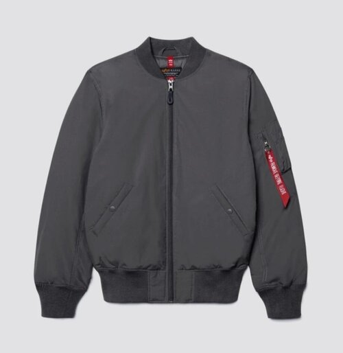 Бомбер ALPHA INDUSTRIES, размер 46, серый