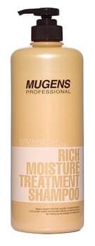 Welcos шампунь Mugens Rich Moisture Treatment, 1000 мл