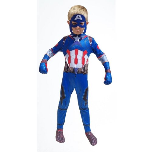 фото Детский карнавальный костюм - капитан америка - размер 140 royal felle