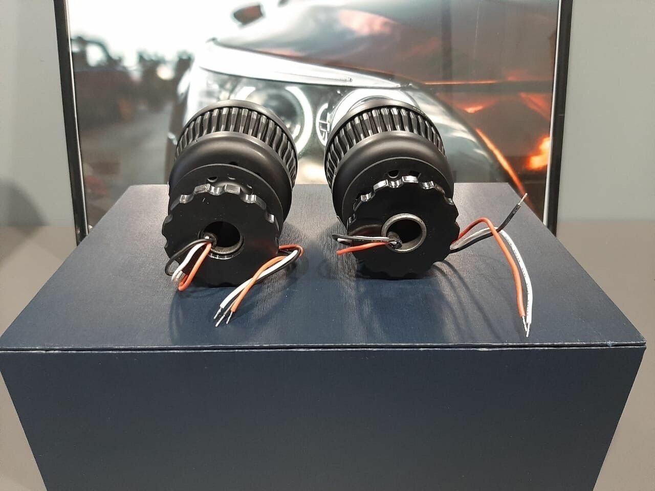 Светодиодный модуль дальнего света "на гайку" 3 дюйма 4800k (2шт.) — фото 4