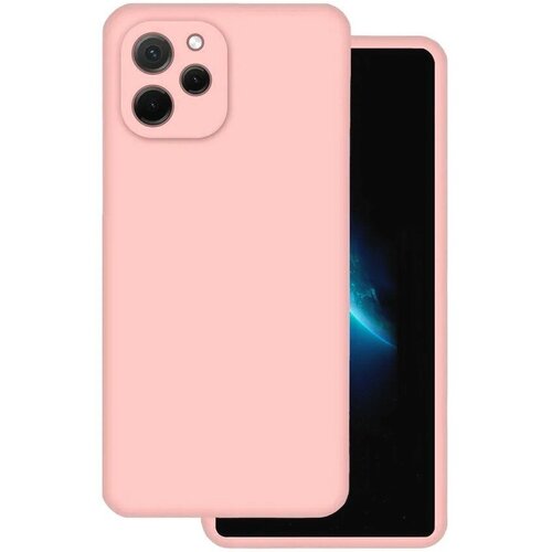 Накладка силиконовая Silicone Cover для Huawei Nova Y61 розовая