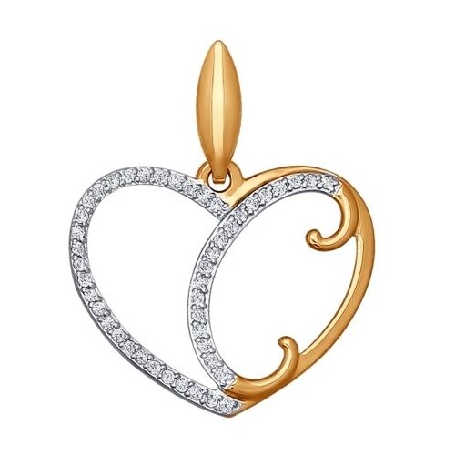 фото Sokolov подвеска-буква «с» из золота 034663