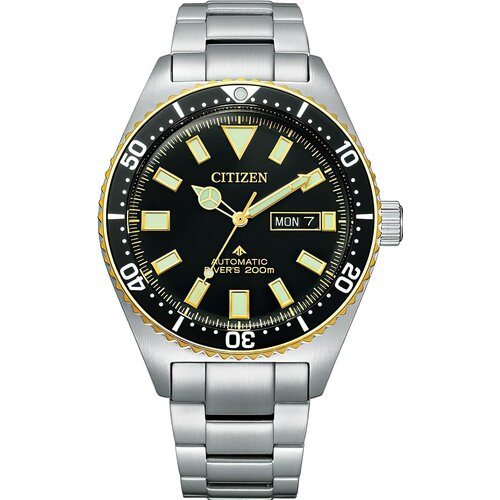 фото Наручные часы citizen наручные часы citizen ny0125-83e, серебряный, черный