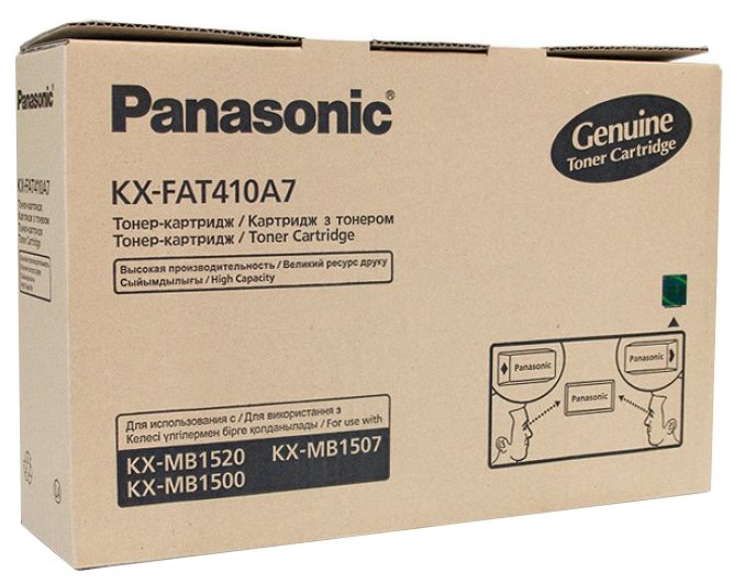 Картридж Panasonic KX-FAT410A7 2500стр Черный