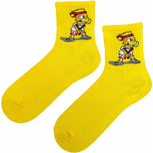 Носки , размер 42, желтый