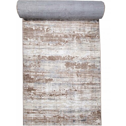 Ковровая Дорожка PERU D060A CREAM SHIRINK / VIZON FDY в дом в квартиру в комнату в коридор 1.2 x 25 м.