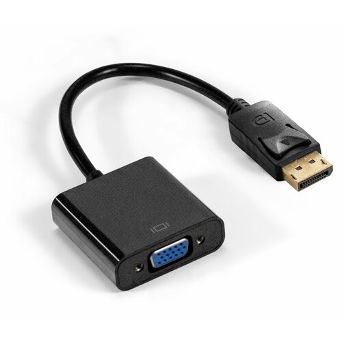 Кабель-переходник DisplayPort-VGA ExeGate EX-DPM-VGAF-0.2 (20M/15F, 0,2м) EX294681RUS exegate ex284926rus кабель переходник hdmi vga exegate ex hdmim vgaf 0 15 19m 15f 0 15м