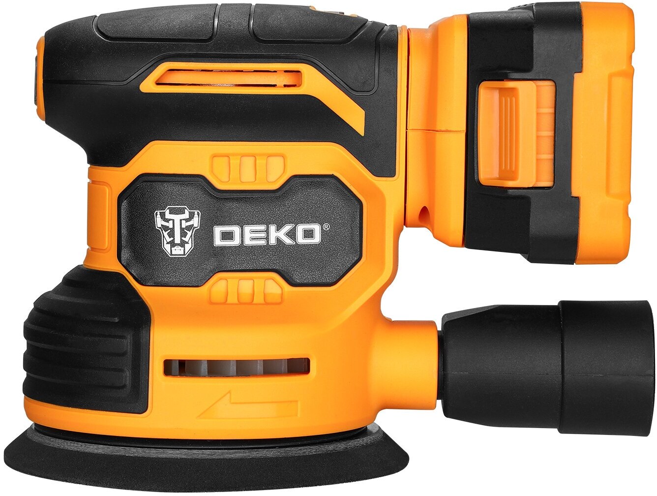 Шлифмашина эксцентриковая аккумуляторная DEKO DKCG20-125, 20В, 1*2.0Ач - фото №3