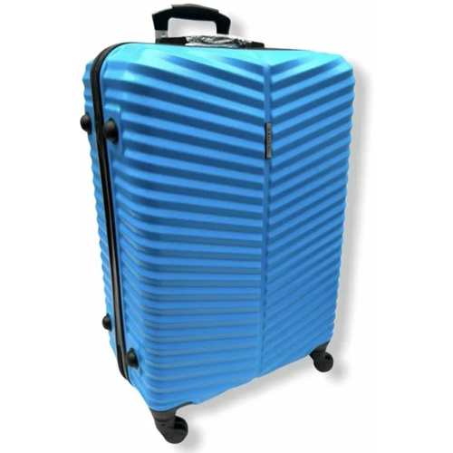 Умный чемодан БАОЛИС, 72 л, размер M, голубой, синий
