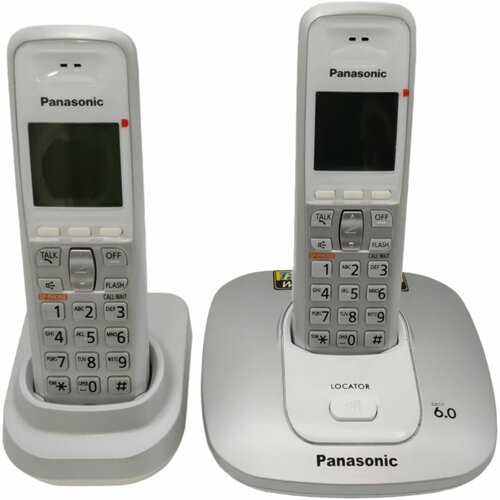 Беспроводной домашний DECT телефон Panasonic kx-TG6411 Две трубки