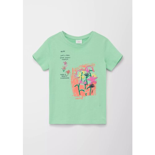 фото Футболка для детей, s.oliver, артикул: 10.2.13.12.130.2127414 цвет: white (0210), размер: 92/98