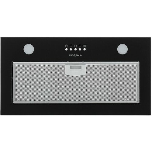 Встраиваемая вытяжка Krona LUISA 600 Glass PB черное стекло 1109500₽