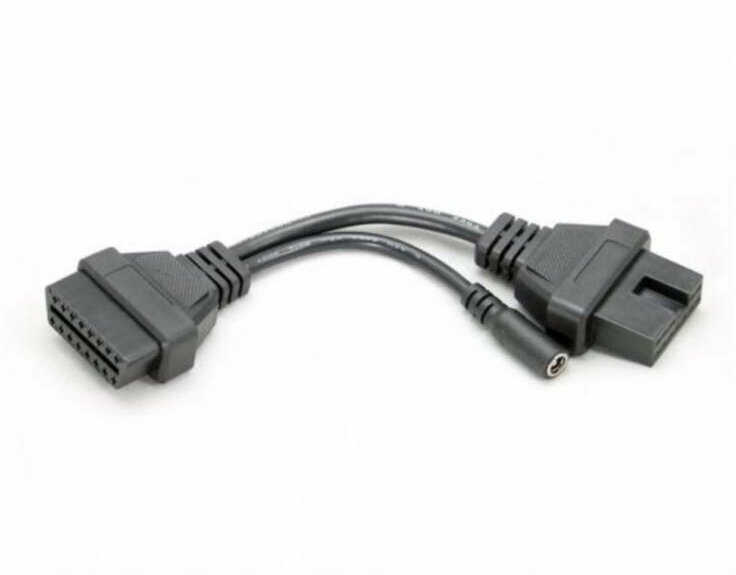 Переходник 12 pin - OBD2 16 pin для Mitsubishi и Hyundai