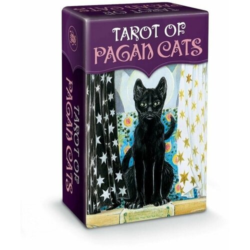 мешочек для карт таро фэнтезийные кошки lo scarabeo Мини Таро Языческих кошек. Mini Tarot of Pagan Cats