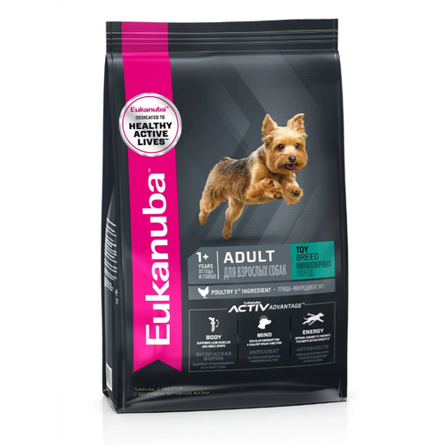 Корм Eukanuba Dog 3.5кг для взрослых собак миниатюрных пород сухой