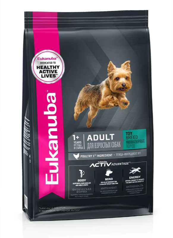 Корм Eukanuba Dog 3.5кг для взрослых собак миниатюрных пород сухой