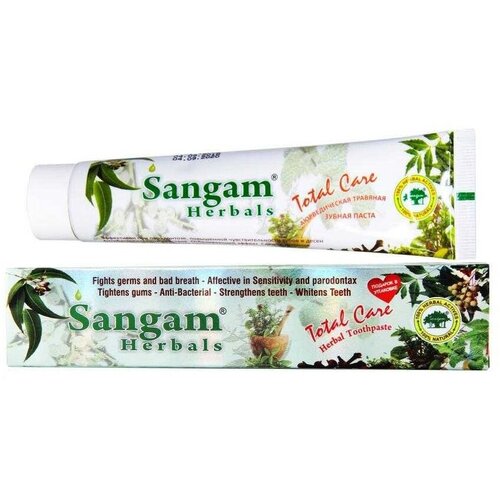 Зубная паста Sangam Herbals, 6 шт. по 100 гр индийская халва соан папди деси гхи sangam herbals 250г