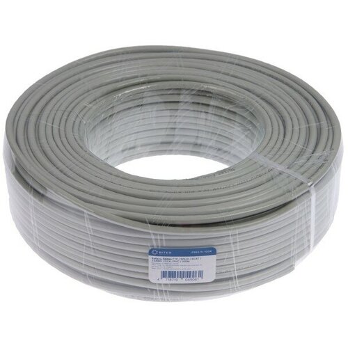 Кабель витая пара 5bites FS6575-100A FTP, SOLID, 6CAT, 23AWG, CCA, PVC, 100 м 5bites кабель fs5505 305a lszh ftp solid 5e 24awg cca pvc lszh red 305m