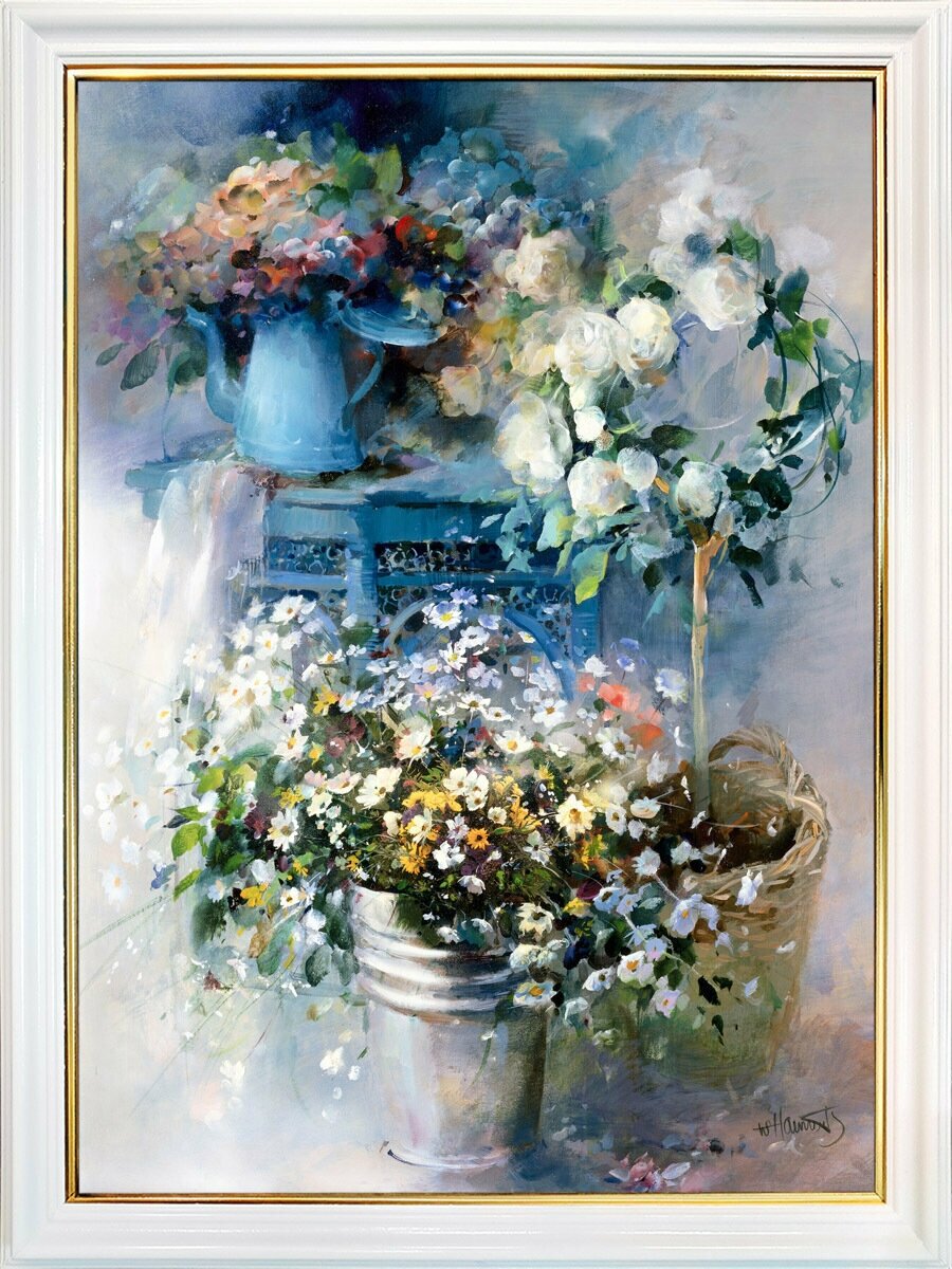 Картина "Подарки лета" 30х40 см, художник - Willem Haenraets, Арт. ХВ13-30х40