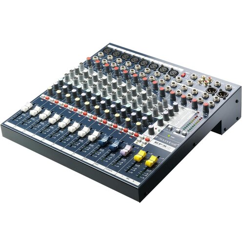 Soundcraft EFX8 микшер 8 моно, 2 стерео, 2 Aux. Встроенный процессор эффектов Lexicon. 32 пресета, специальные настройки для караоке. Возможна установ