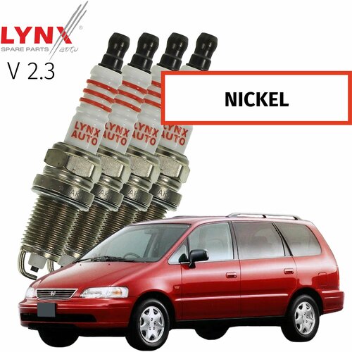 Свечи зажигания Honda Odyssey (1) / Хонда Одиссей 1994 1995 1996 1997 1998 1999 V2.3 F23A7, F23A / никель, 4шт LYNXauto