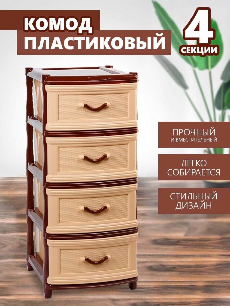 фото Комод пластиковый