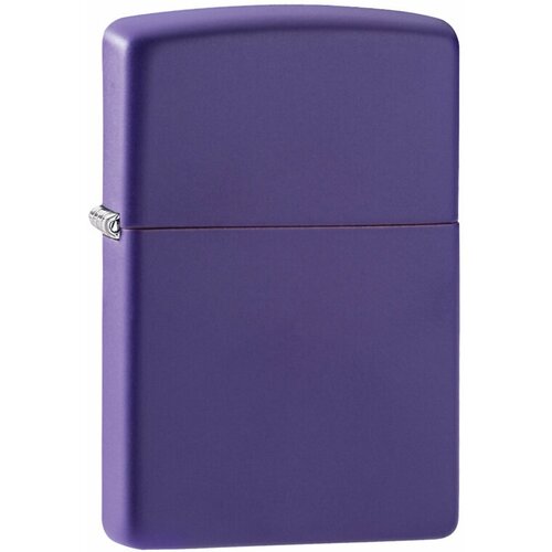 Зажигалка ZIPPO Classic с покрытием Purple Matte, латунь/сталь, фиолетовая, матовая, 38x13x57 мм