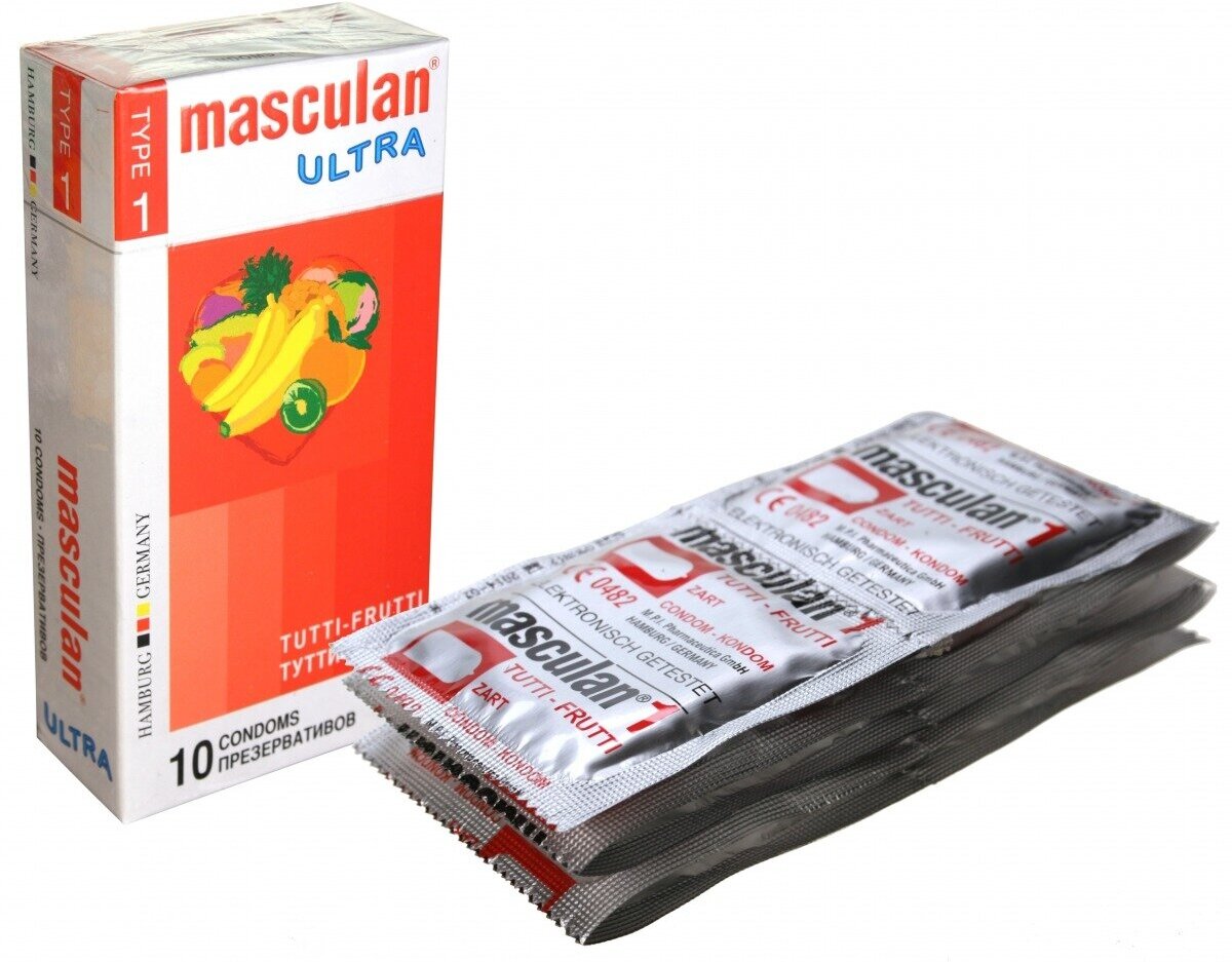Маскулан презервативы masculan 1 ultra №3 нежные с ароматом тутти-фрутти М.П.И.Фармацойтика Гмбх - фото №5