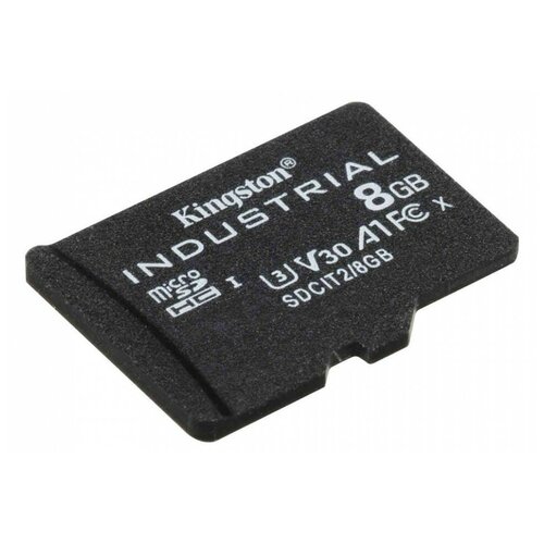 Флеш карта microSDHC 8Gb Kingston Industrial Temperature Class UHS-I без адаптера (SDCIT2/8GBSP)