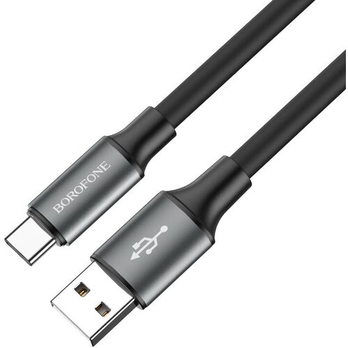 Кабель USB на USB-C BX82 Bountiful 60W, 1метр кабель type c borofone bx82 для lightning pd20w длина 1м черный