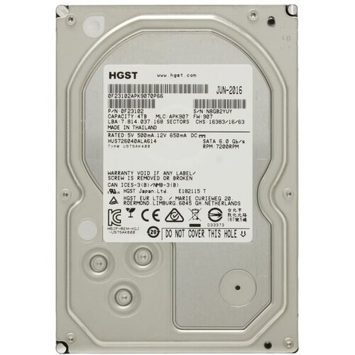 Жесткий диск Hitachi HUS726040ALA614 4Tb 7200 SATAIII 35 HDD 2076500₽