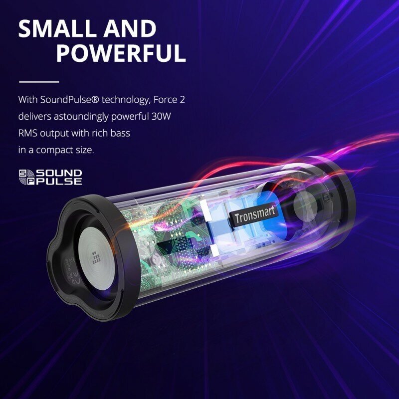 Портативная акустика Tronsmart force 2 - фото №18