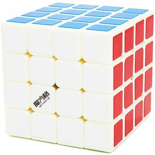 кубик рубика для спидкубинга qiyi mofangge 3x3x3 thunderclap черный Скоростной Кубик Рубика QiYi MoFangGe 4x4x4 Thunderclap 6.2cm Белый