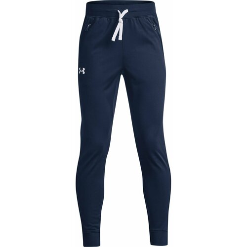 Брюки спортивные Under Armour, размер YSM, синий брюки under armour размер ysm 127 132 черный