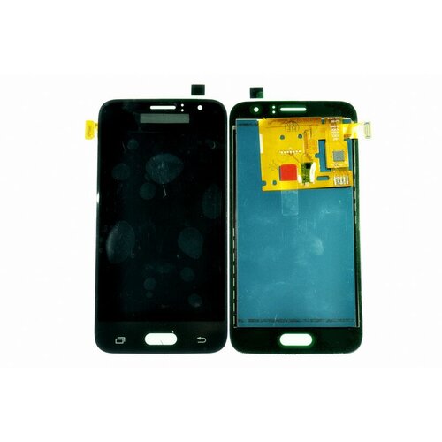 Дисплей (LCD) для Samsung SM-J120F+Touchscreen black (с рег подсветки) дисплей для samsung j120f galaxy j1 2016 с тачскрином черный in cell