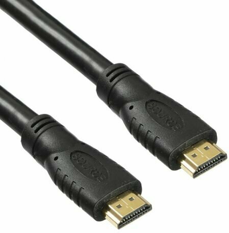 Кабель интерфейсный HDMI-HDMI Buro BHP HDMI 2.0-10 10м. позолоченные контакты черный