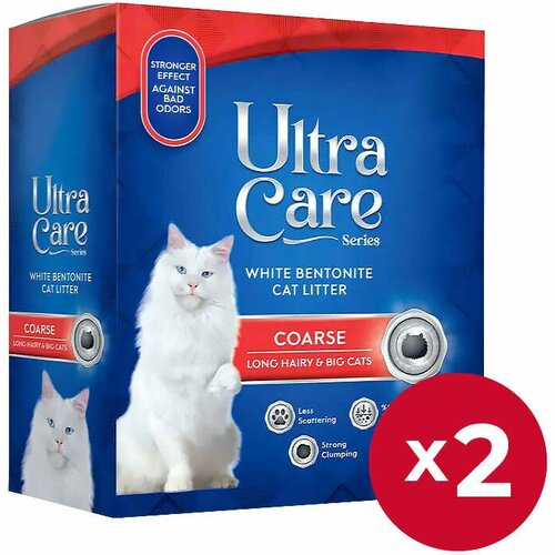 Ultra Care Coarse Long Hairy  & Big Cats комкующийся наполнитель для кошачьего туалета для длинношерстных и крупных кошек