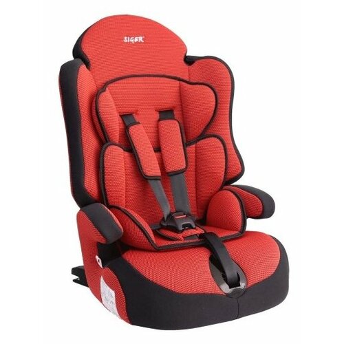 фото Автокресло группа 1/2/3 (9-36 кг) Siger Прайм Isofix, красный