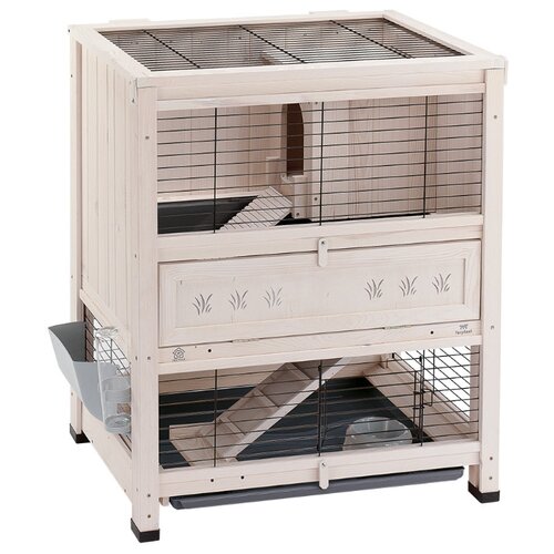 Ferplast Клетка Cottage Mini для содержания кроликов в помещении (деревянная) 78.5*59.5*94 см