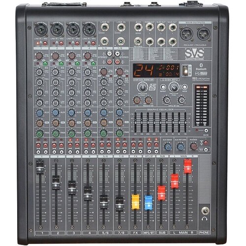 Микшерный пульт 8-канальный SVS Audiotechnik mixers PM-8A