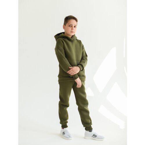 Комплект одежды LikeRostik, размер 146, хаки, зеленый комплект одежды likerostik размер 146 фуксия