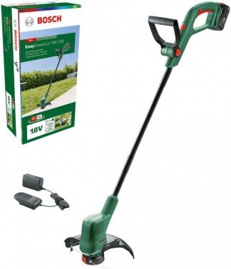 Триммер аккумуляторный Bosch EasyGrassCut 18V-230 18V, ширина скашивания 23 см, комплект АКБ 2 Ач + ЗУ - фотография № 8