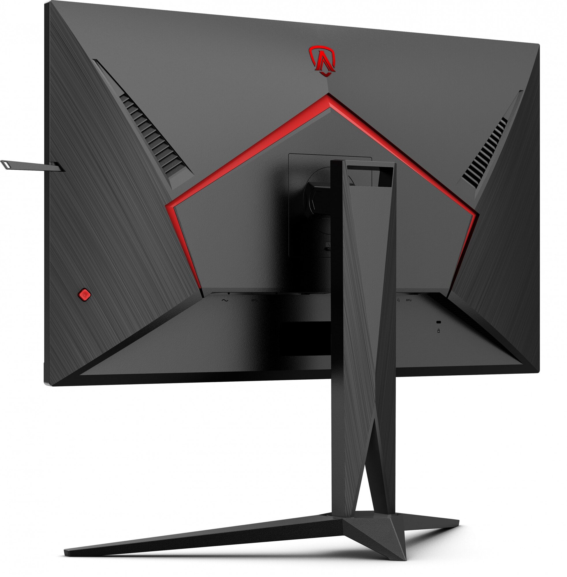 Монитор 27" AOC 2560x1440, 16:9, 1ms, 1000:1, 165Hz, 400 cd/㎡, 178°/178°, 2*HDMI, 2*DP, 4*USB, black/red - фото №7